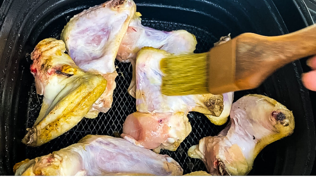 How to air fry chicken wings.