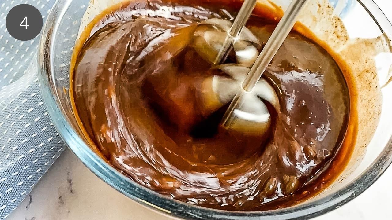 Whipped Chocolate Ganache Frosting - Caramel and Spice
