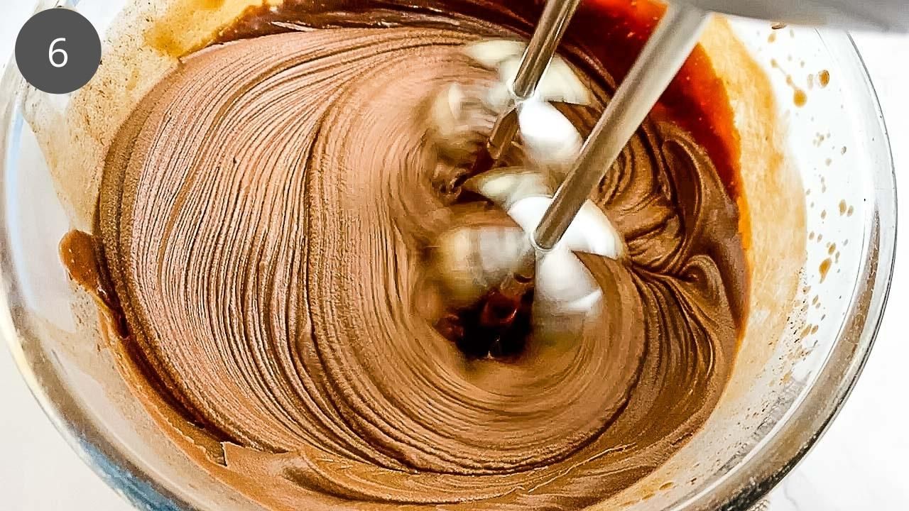 Whipped Chocolate Ganache Frosting - Caramel and Spice