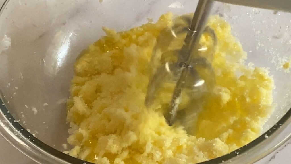 sugar and butter mixture in a bowl