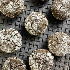 Crinkle Cookies From Brownie Mix