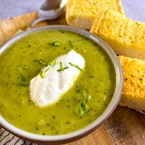 Leek Soup Without Potatoes - Caramel and Spice