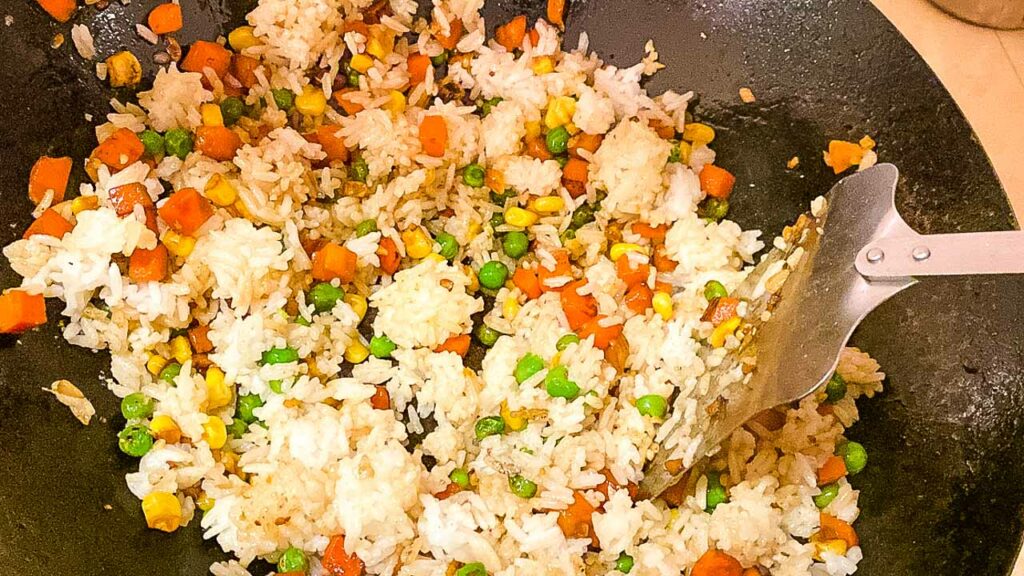 veggie fried rice recipe