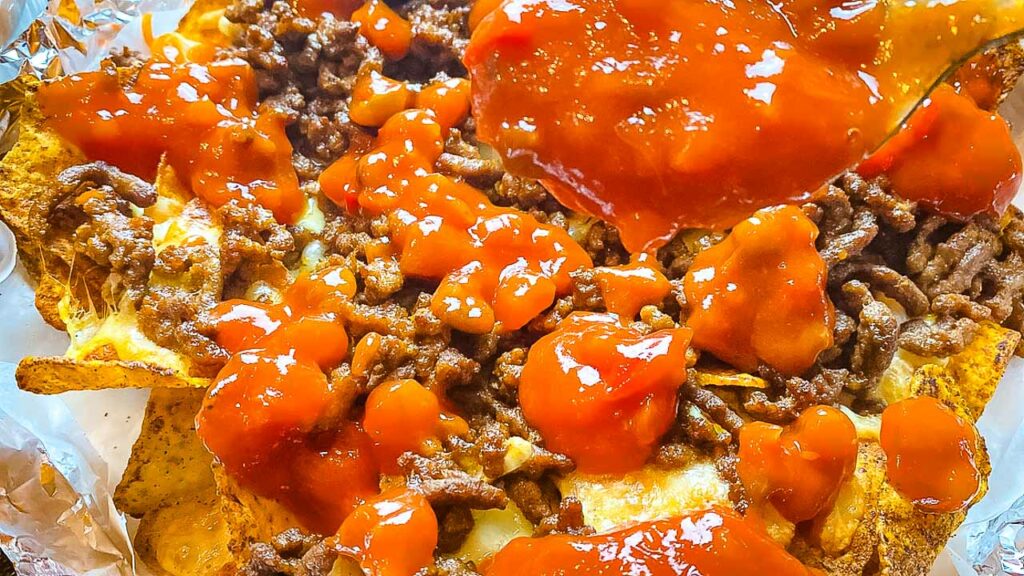 nachos recipes with ground beef and salsa
